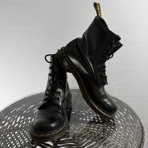 Dr. Martens 1460 Black Leather Lace-Up Boots